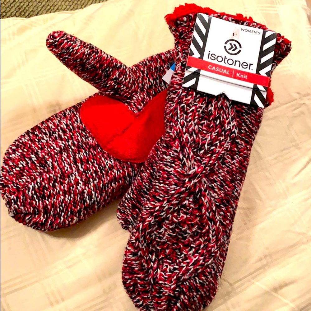 New!! Isotoner Casual Knit Mittens